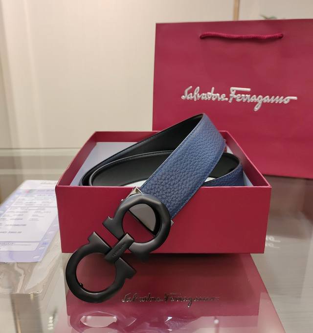 Ferragamo Original High-End Series, Double-Sided Imported Genuine Leather, Paire Ferragamo Original High-End Series, Double-Sided Imported Genuine Leather, Paire