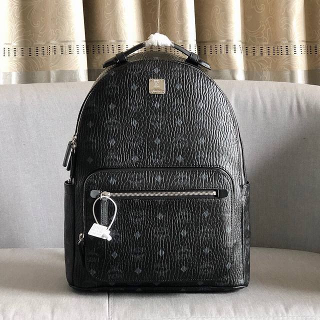 Authentic Grade Medium Size Mcm New Stark Visetos Double-Layer Backpack This Bac Authentic Grade Medium Size Mcm New Stark Visetos Double-Layer Backpack This Bac