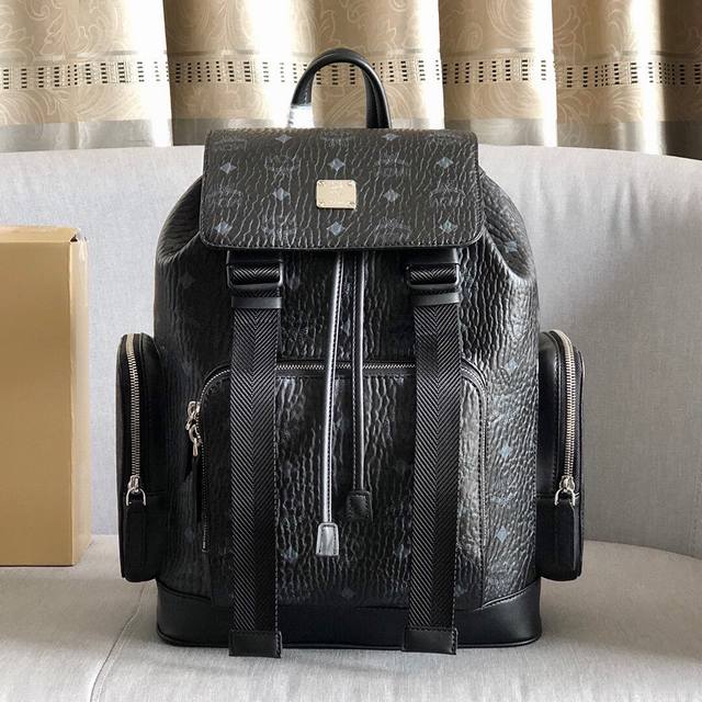 Authentic Grade Mcm Original Single-Piece Brandenburg Backpack Offers Ample Spac Authentic Grade Mcm Original Single-Piece Brandenburg Backpack Offers Ample Spac