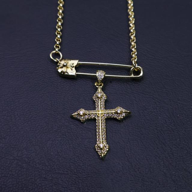New Arrival] Chrome Hearts Necklace And Brooch Chain With Unique Floral Patterns