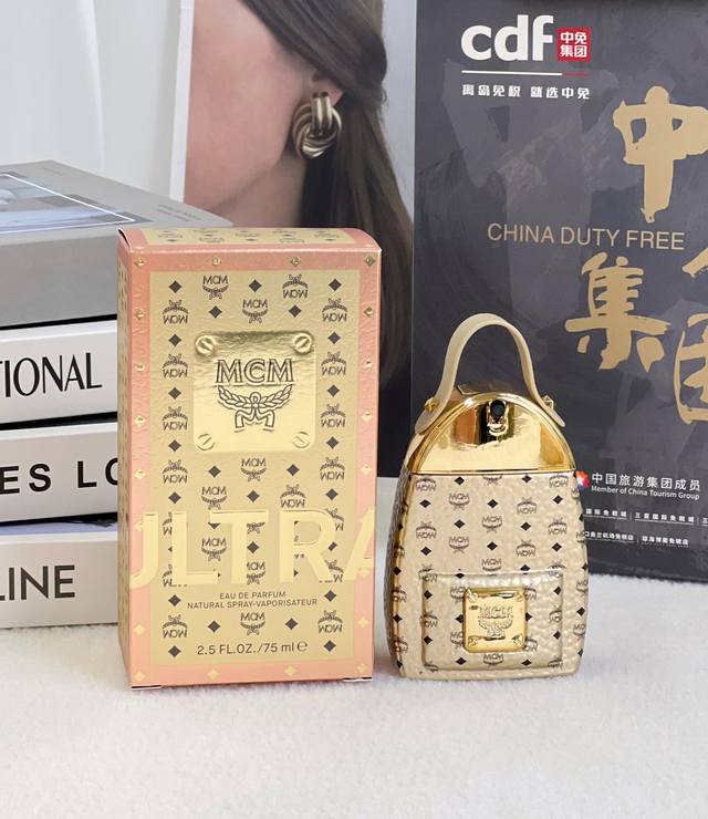 Counter Quality Mcm Golden Double Shoulder Bag Perfume 75Ml Berlin Mingyao Perfu Counter Quality Mcm Golden Double Shoulder Bag Perfume 75Ml Berlin Mingyao Perfu