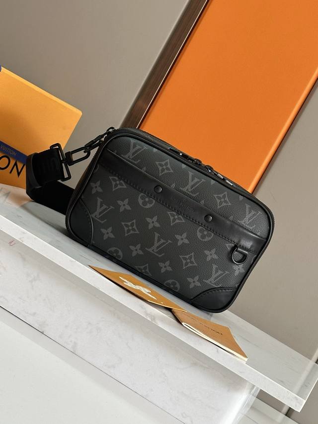 Original New Arrival: The Alpha Messenger Bag Is Crafted From Monogram Eclipse C Original New Arrival: The Alpha Messenger Bag Is Crafted From Monogram Eclipse C