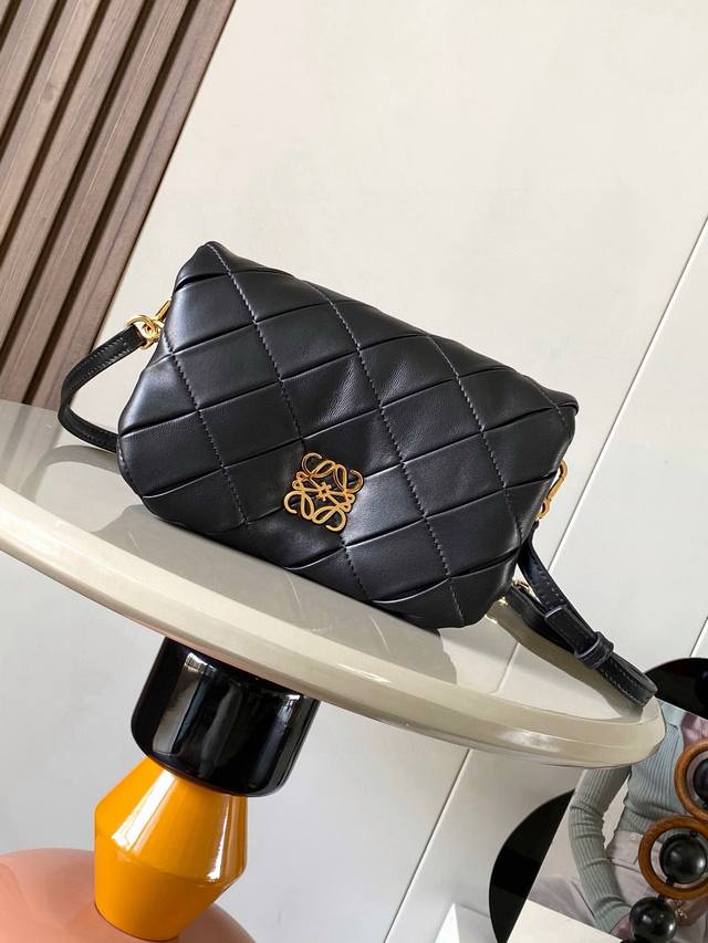 Mini Shiny Nappa Leather Crinkled Puffer Goya Handbag The Goya Puffer Is Inspire