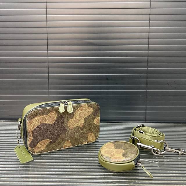 coach Coach Charter Messenger Bag Two-In-One Crossbody Bag Unisex Shoulder Ba