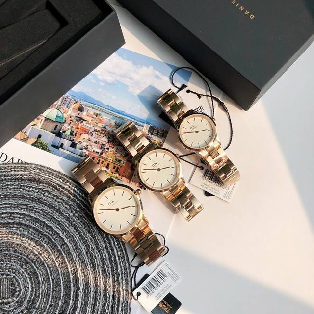 Dw张艺兴同款 全钢表带 进口石英机芯 男女情侣手表 尺寸36-32-28全系列齐