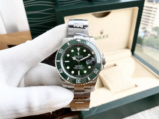 Rolex-Rolex Submariner Series Three-Hand Ceramic Rotating Men's Watch Fully Auto