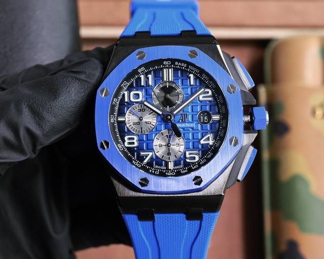 Hbf Factory 12 小秒陶瓷圈口版本 爱彼 Audemars piguet 皇家橡树离岸型皇家26041 封顶之作 杜绝一眼假 在 厂原有的基础上 潜