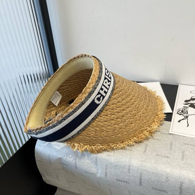 dior Dior And Straw Headband Sun Hat