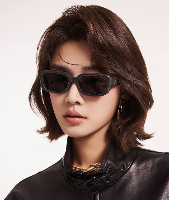 dior-Dior 2025 Spring New Trend Hot Fashion Square Frame Polarized Sunglasses