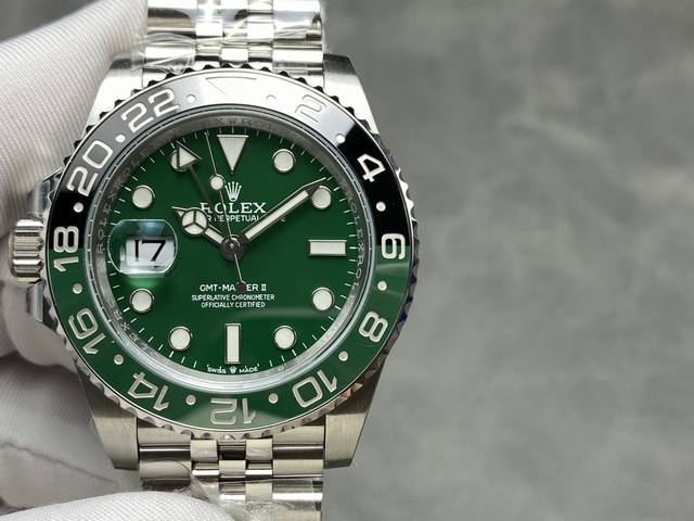 Arf 劳力士 格林尼治 Gmt，圈口过渡无痕，搭载3285一体机，做工极好！新款贵金属钢印扣子！