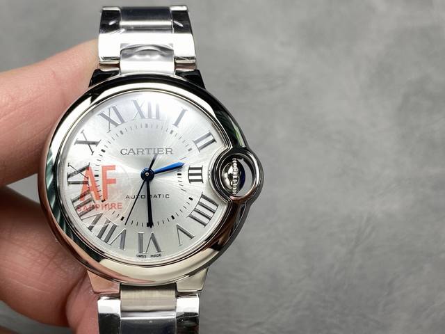 Af Cartier New Blue Balloon 33Mm Mechanical