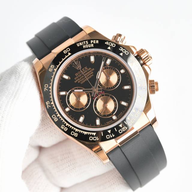 18K gold-plated Rolex Rw1 Daytona series GTC China national inspection certifica