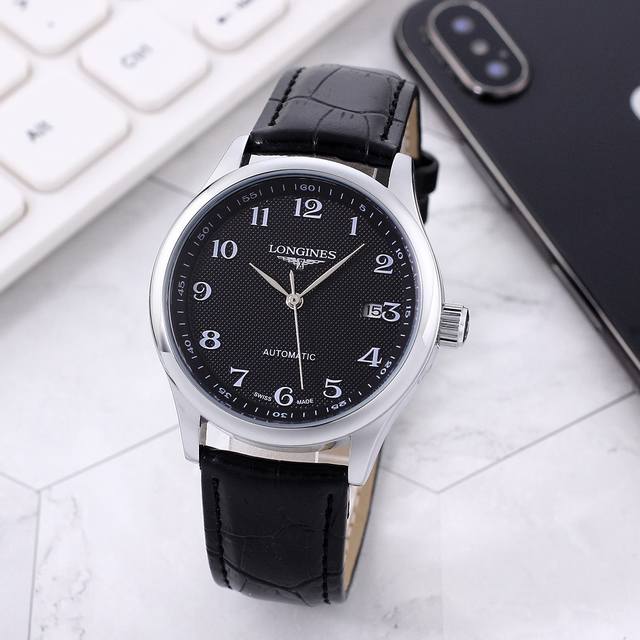 White: , Gold: , All Black: , Longines-Longines Master Series, classic work qual