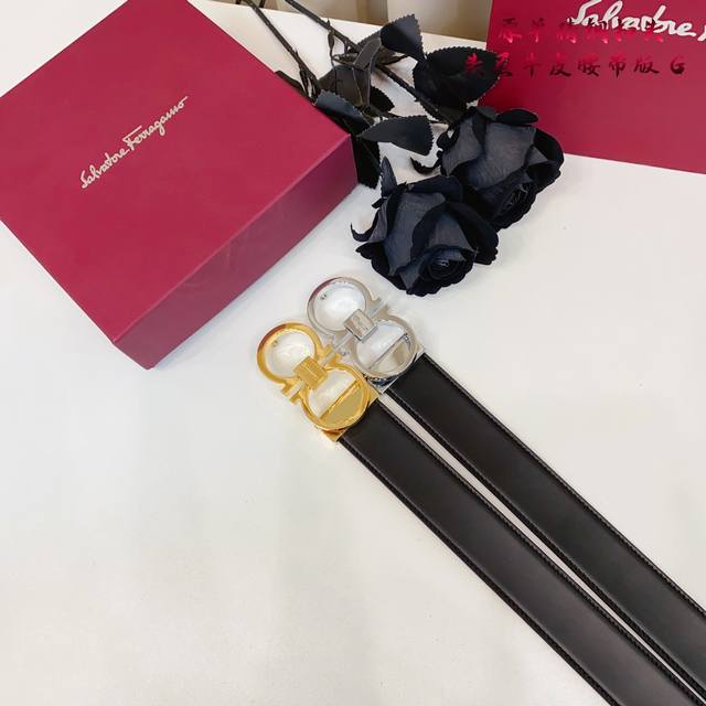 Ferrago F Double-sided top layer cowhide New effect Stainless steel material Buc