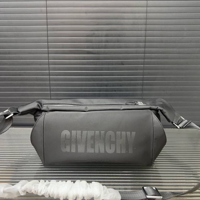 Givenchy Givenchy Logo printed chest bag waist bag unisex shoulder bag waist bag