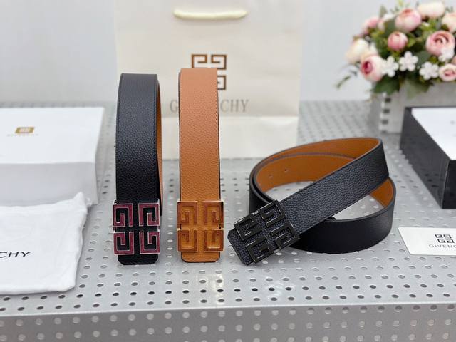 Givenchy original authentic new synchronous belt size 3.8cm overseas original g