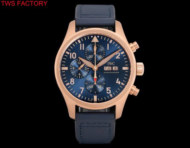 Tws Factory New IWC Bronze Gold Chronograph Spitfire Iw387907, In May of this ye