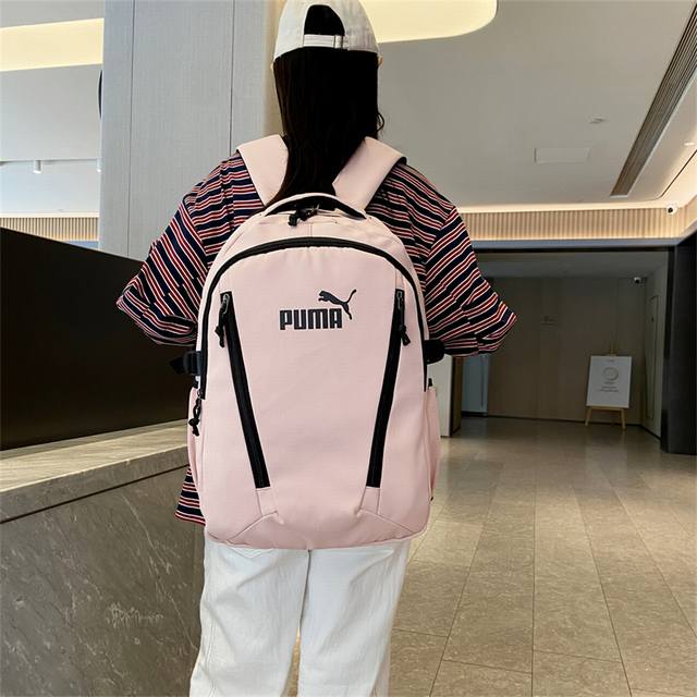 Puma Unisex Simple Versatile Casual Backpack Fashion Sports Large Capacity Backp