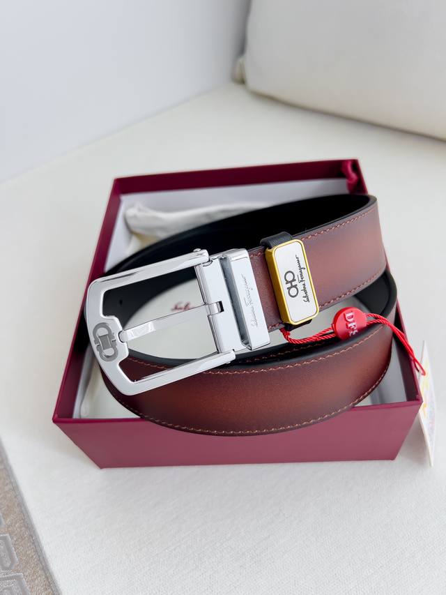 Product Name: Ferragamo Belt. Ferragamo belt original model: pin buckle, pure co