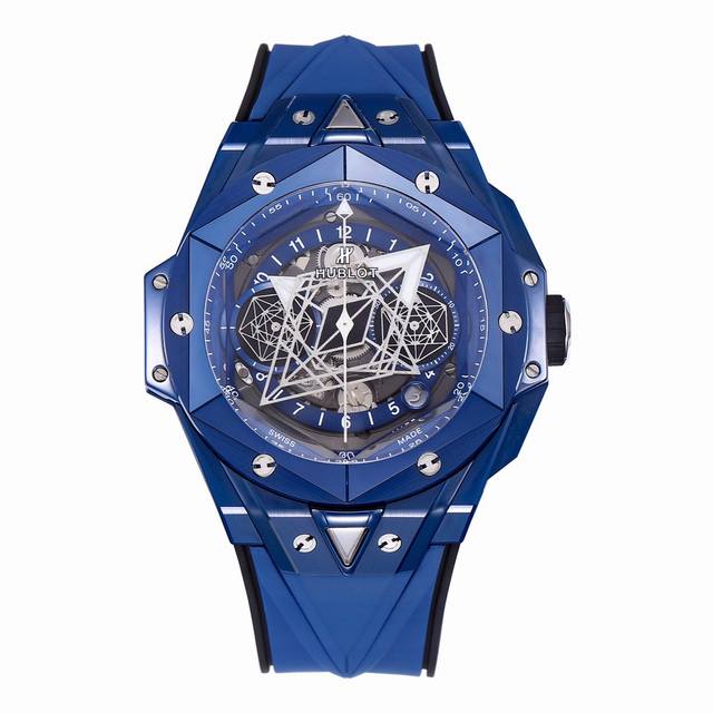 Hublot Big Bang Sang Bleu II Blue Ceramic Tattoo II watch, Hublot's most sought- Hublot Big Bang Sang Bleu II Blue Ceramic Tattoo II watch, Hublot's most sought-