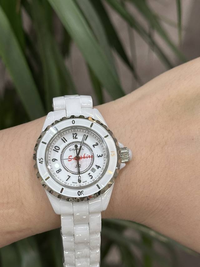 独家实拍图香奈儿 J12 Chanel 瑞士机芯 女士石英腕表