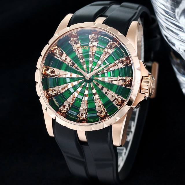 Roger Dubuis Excalibur Knights of the Round Table watch has a case measuring 45m Roger Dubuis Excalibur Knights of the Round Table watch has a case measuring 45m
