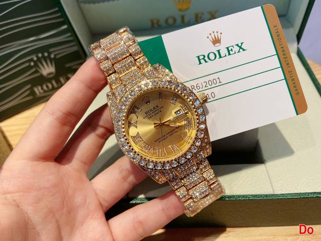 Rolex Platinum Full Diamond Series Rolex Full Diamond Men's Quartz Movement Watc Rolex Platinum Full Diamond Series Rolex Full Diamond Men's Quartz Movement Watc
