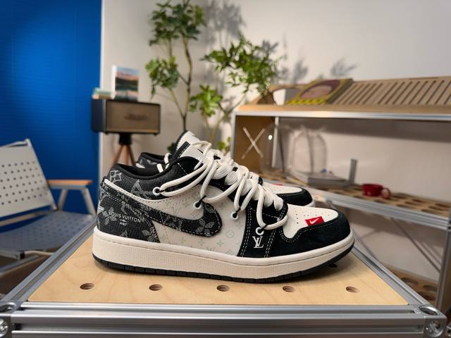 定制球鞋 Nike Air Jordan 1 Low Aj1 头层 尺码：36 36.5 37.5 38 38.5 39 40 40.5 41 42 42.5