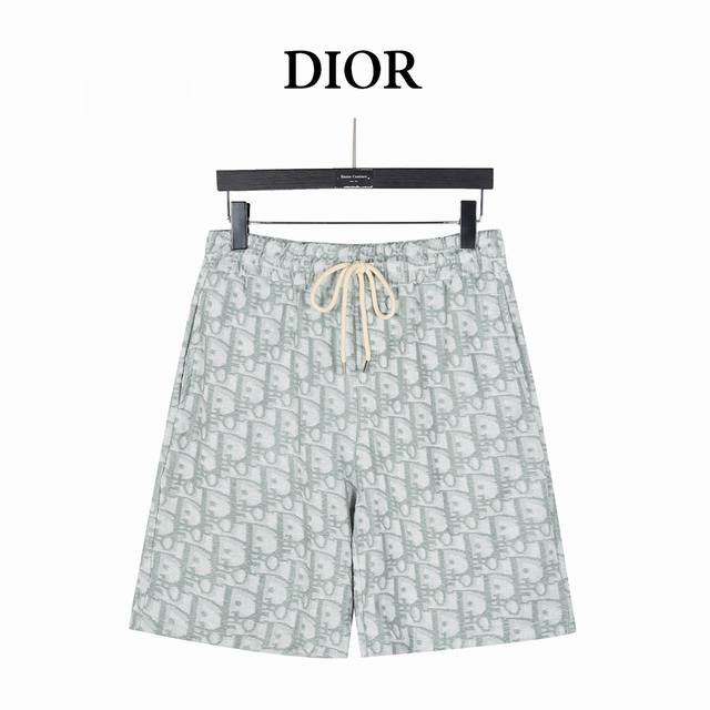 Dior 25Ss all-over CD monogram jacquard terry shorts DDD. These terry shorts are