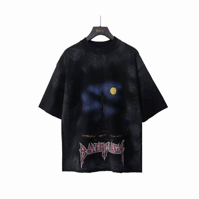 实拍细节图 +尺码表 巴黎世家Balenciaga 正立铁塔直喷短 23年新主麦上身 印花采用康丽直喷前后 菲林晒网就做了半个月 耗费5套菲林贵就贵在开发费用 实拍细节图 +尺码表 巴黎世家Balenciaga 正立铁塔直喷短 23年新主麦上身 印花采用康丽直喷前后 菲林晒网就做了半个月 耗费5套菲林贵就贵在开发费用