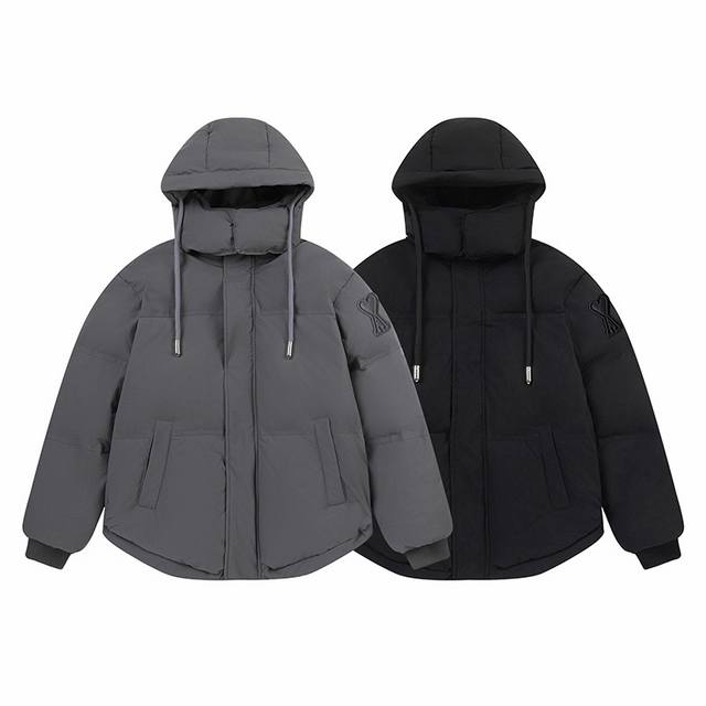 9002#Ami大廓形羽绒服 现货发售 男女同款 天花板品质、提高时尚逼格档次的过冬单品 众明星同款小红书 专业防风防水外层 无惧雨雪天气 内里优质 充绒量大 9002#Ami大廓形羽绒服 现货发售 男女同款 天花板品质、提高时尚逼格档次的过冬单品 众明星同款小红书 专业防风防水外层 无惧雨雪天气 内里优质 充绒量大