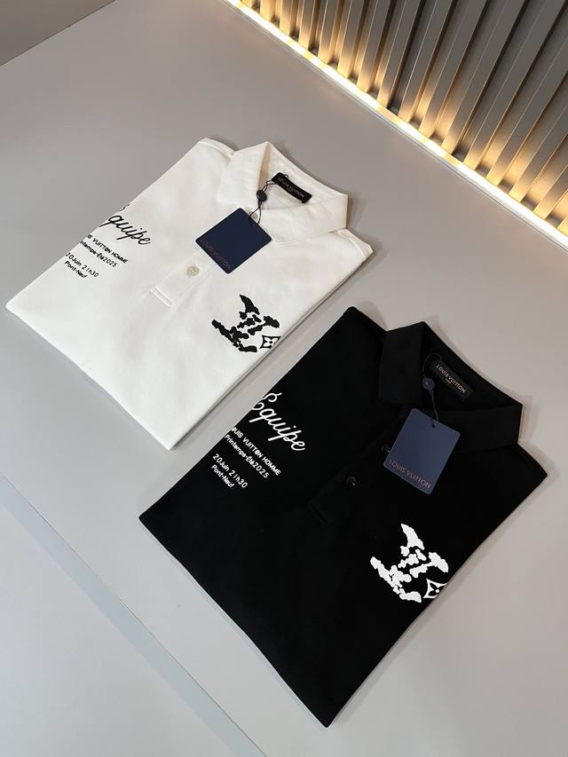 Louisvuitt* Louis*Dent's 2025 Spring/Summer new arrivals: a short-sleeved polo s