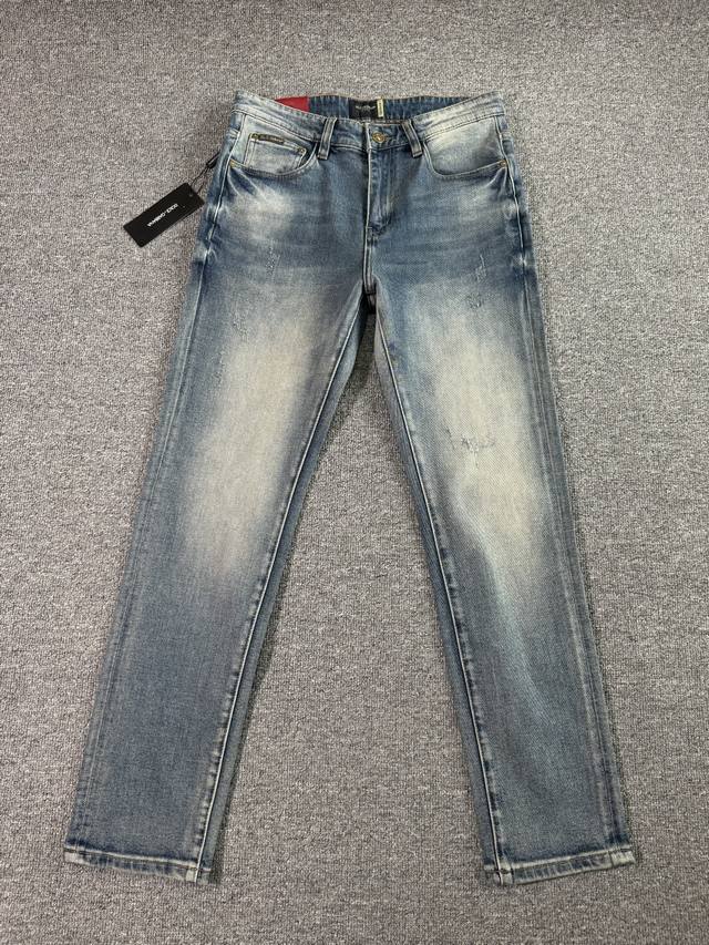 Dolce & Gabbana 2025 Spring/Summer new slim-fit straight jeans, perfect wash pro