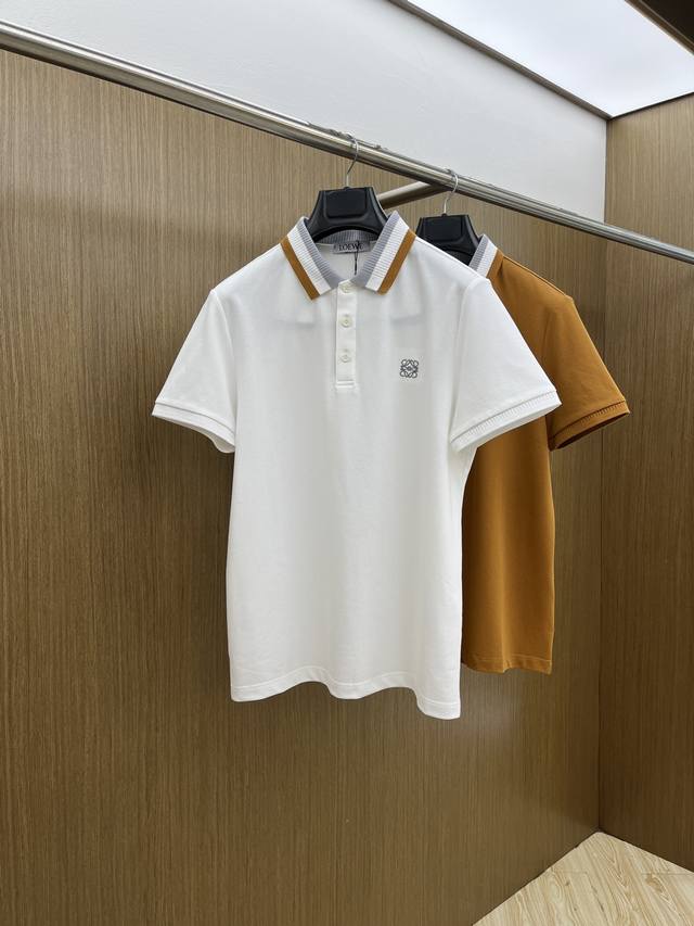 New Loe 2540 Spring/Summer men's short-sleeved polo shirt, featuring the brand'