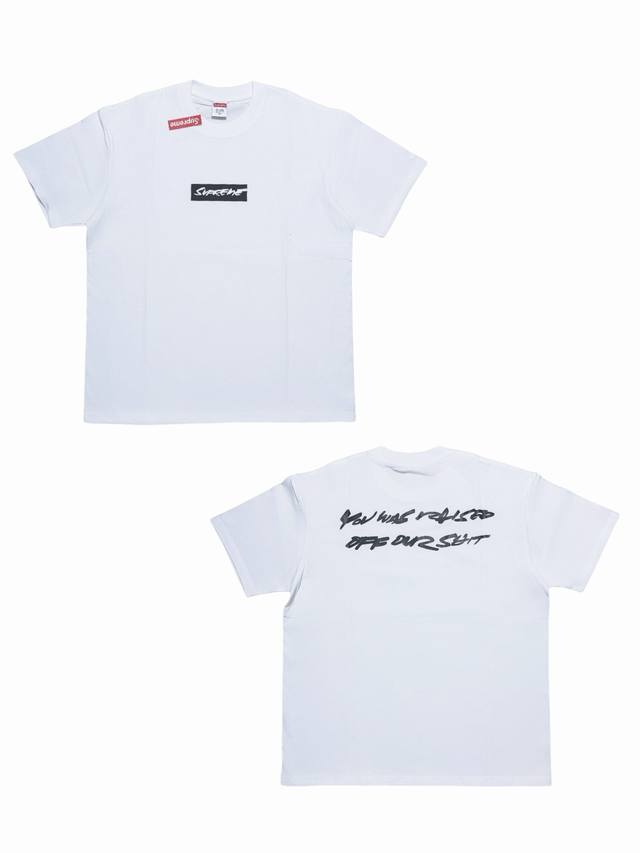 Su120# Supreme X Futura co-branded Ss24 Week1 letter logo print round neck casua Su120# Supreme X Futura co-branded Ss24 Week1 letter logo print round neck casua