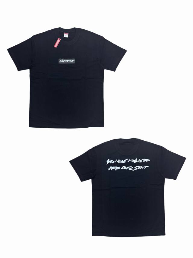 Su119# Supreme X Futura co-branded Ss24 Week1 letter logo print round neck casua Su119# Supreme X Futura co-branded Ss24 Week1 letter logo print round neck casua
