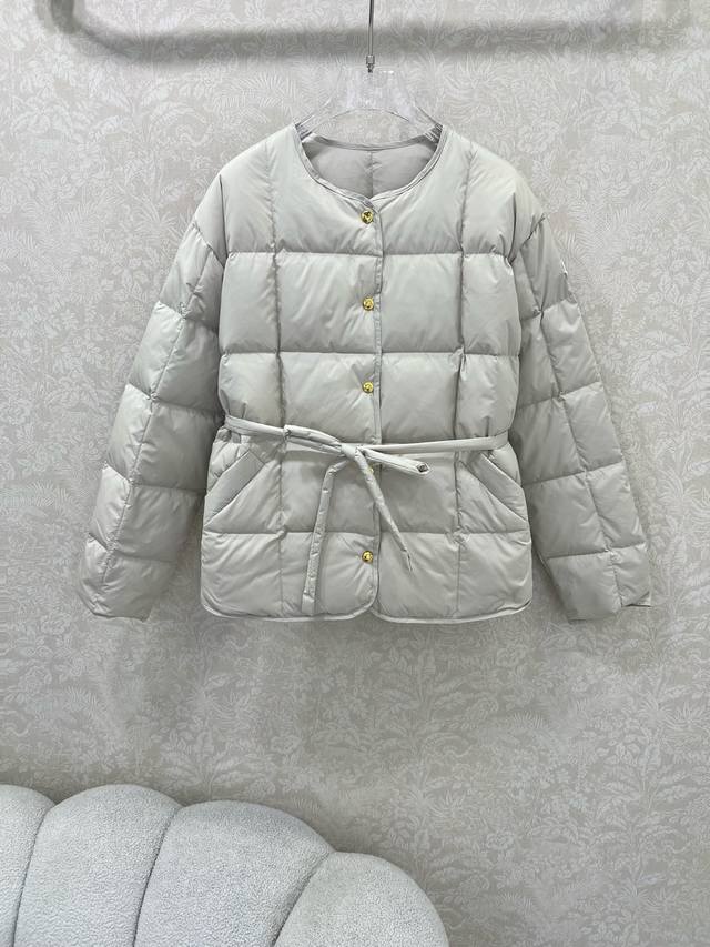 Multiple versions of the new Moncl*R25 Caramagne soft down jacket with a crew ne Multiple versions of the new Moncl*R25 Caramagne soft down jacket with a crew ne