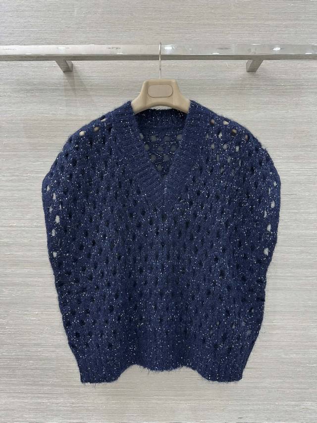 认准我家进口原厂纱 独家首发高端原单品质!行走的高定 Bc 25秋冬新品,闪耀钻石纱系列,老钱风穿搭璀璨金丝马海毛镂空钩织马甲上衣!重工奢华绝绝子!定制意大利进 认准我家进口原厂纱 独家首发高端原单品质!行走的高定 Bc 25秋冬新品,闪耀钻石纱系列,老钱风穿搭璀璨金丝马海毛镂空钩织马甲上衣!重工奢华绝绝子!定制意大利进