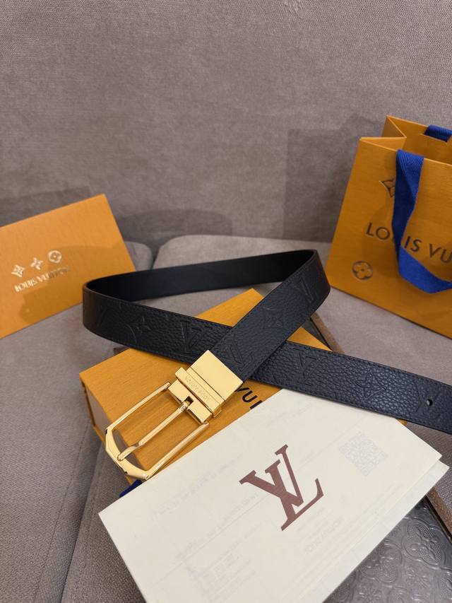 Lv 3.5 Belt, the Slender reversible belt offers sleek lines, modern style, and u Lv 3.5 Belt, the Slender reversible belt offers sleek lines, modern style, and u