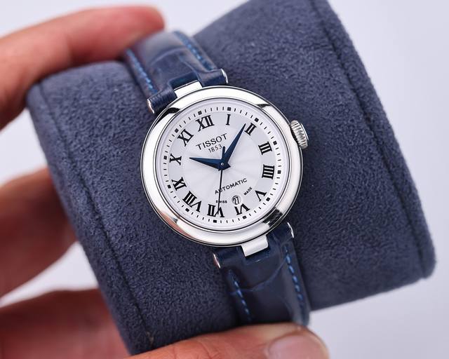 Leather and steel Original Tissot T126, the new Little Beauty series women's me