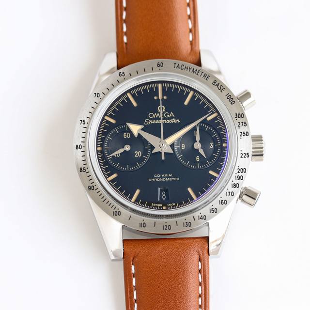皮1750 钢 Tvs 出品 Tvs Factory 欧米茄 Omega Ob2 超霸系列 331.10.42.51.01 2 自动机械计时表 Tvs Fact