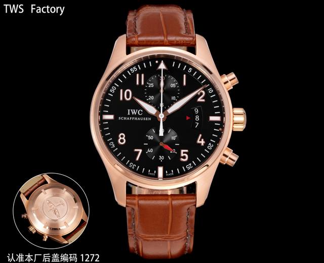 Tws Factory Iwc Spitfire Pilot's Watch Chronograph, correcting all the shortcomi Tws Factory Iwc Spitfire Pilot's Watch Chronograph, correcting all the shortcomi