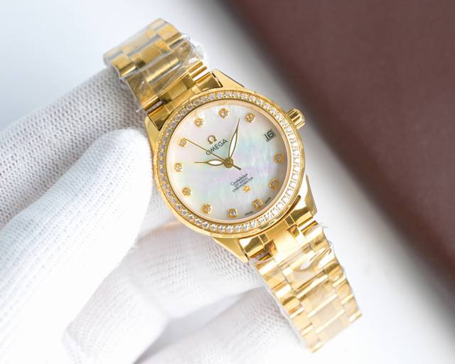 2025 Hot-Selling Recommendation: White 900-Gold DDD. This Omega-inspired women's