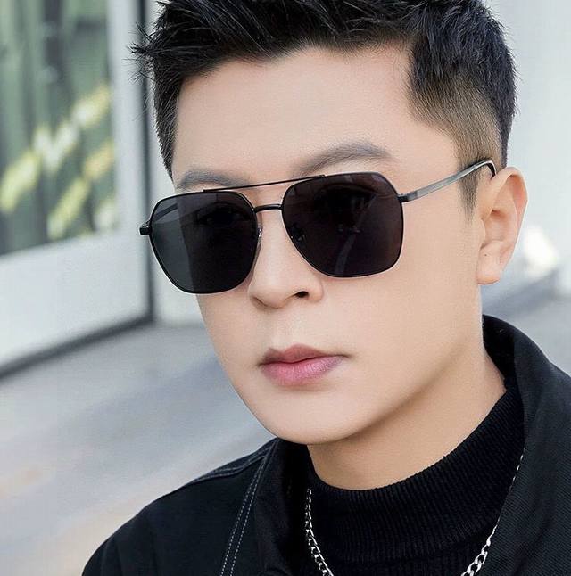 Gucci 高品质男女款墨镜 进口宝丽来偏光镜片 蛤蟆镜 开车钓鱼都可 百搭显瘦墨镜韩版男士飞行员大框司机开车防紫外线太阳镜 型号：0863