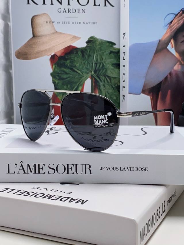Montblanc 2025 new men's polarized sunglasses for driving Korean version of anti