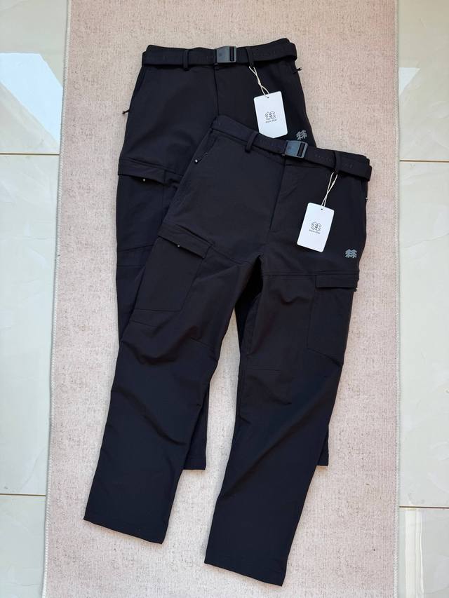 腰带工装裤Kolon Sport可隆腰带工装裤男女同款徒步户外运动裤休闲长裤 做工极其复杂！大口袋工装裤水洗三标吊牌齐全 所有辅料五金全部定制Kolonspor