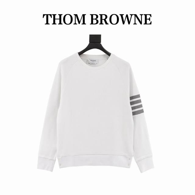 Thom Browne classic waffle crew neck is made of 420g custom-woven and dyed ready Thom Browne classic waffle crew neck is made of 420g custom-woven and dyed ready