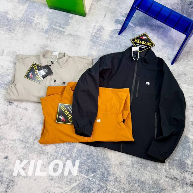供 Kolon 可隆25秋季新品户外登山运动防风防水男士立领夹克外套 高品质全身无缝B1405压胶款！出行必备！ 防盗扣吊牌剪掉无售后 软壳外套的版型设计经过精