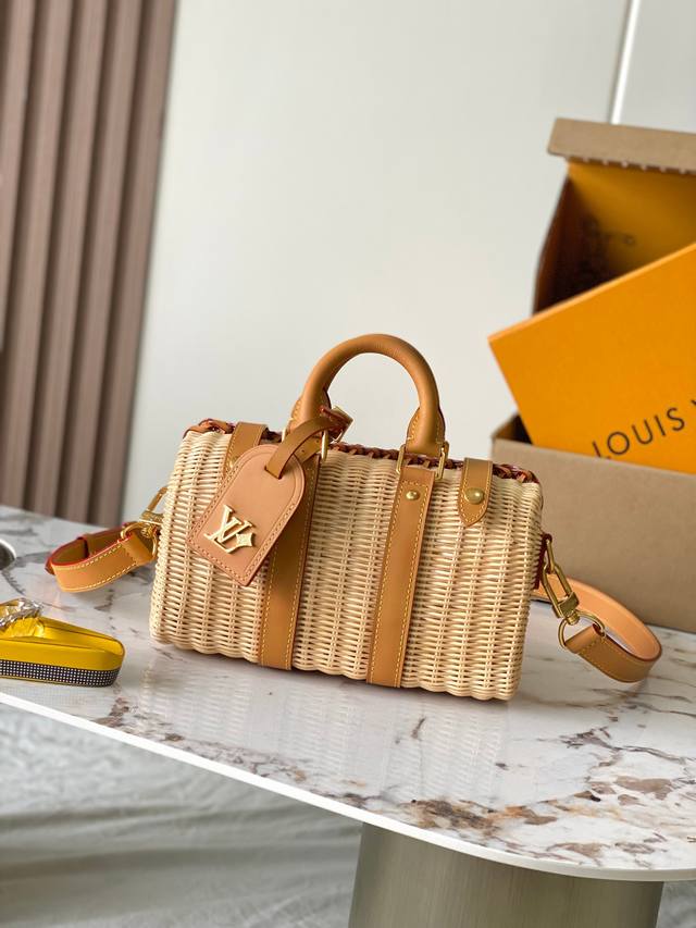 Premium Mb163C chip version original leather This Keepall Bandouliere 25 handba