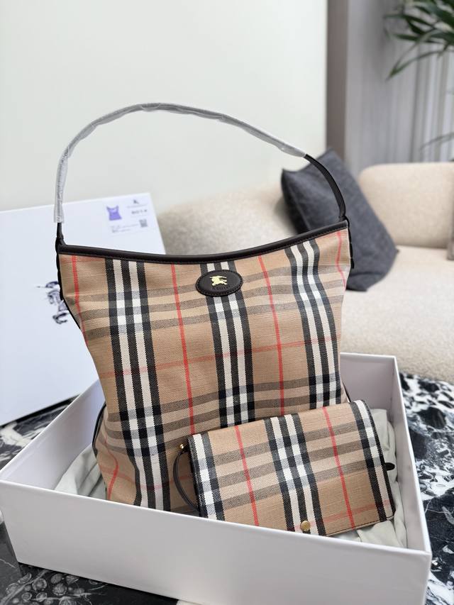 新格纹托特包 #Burberry #托特包推荐 #格子控 30Cm